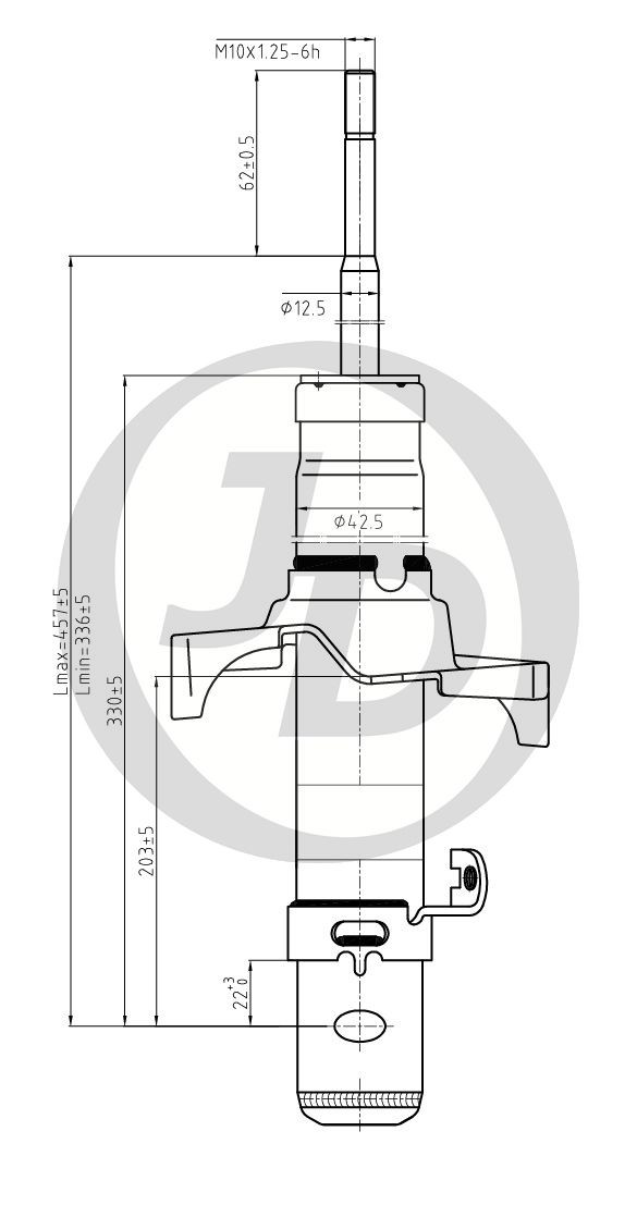 СТОЙКА ГАЗОМАСЛЯНАЯ JD JAA0534