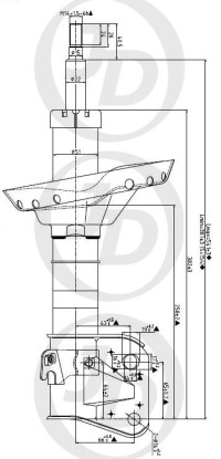 СТОЙКА ГАЗОМАСЛЯНАЯ JD JAS0355
