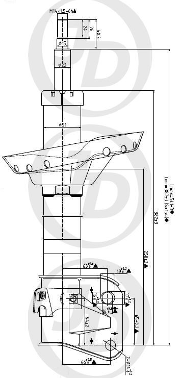 СТОЙКА ГАЗОМАСЛЯНАЯ JD JAS0355