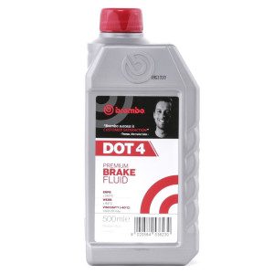 ЖИДКОСТЬ ТОРМОЗНАЯ BREMBO L04005 DOT4 0,5 л.