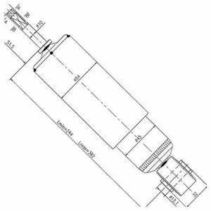 АМОРТИЗАТОР ПОДВЕСКИ ZIKMAR Z97180R