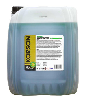 Антифриз, готовый раствор G12 -36 зеленый 20л KORSON KS20064