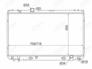 РАДИАТОР SAT TY0005100