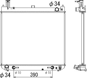 РАДИАТОР АКПП TOYOTA 1640062200