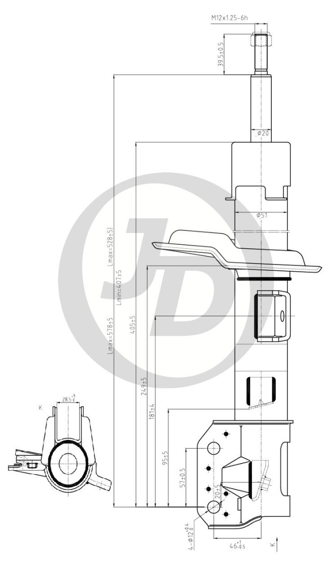 СТОЙКА ГАЗОМАСЛЯНАЯ JD JAS0550 СТОЙКА ГАЗОМАСЛЯНАЯ JD JAS0550