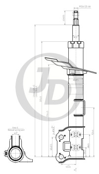 СТОЙКА ГАЗОМАСЛЯНАЯ JD JAS0555