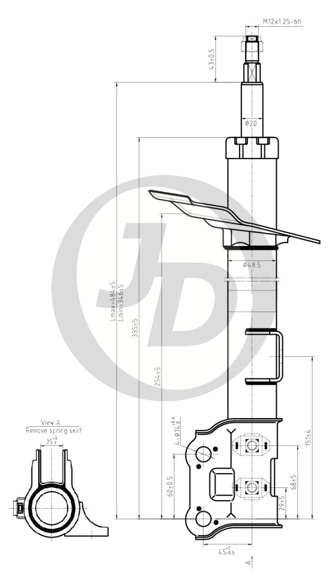 СТОЙКА ГАЗОМАСЛЯНАЯ JD JAS0555