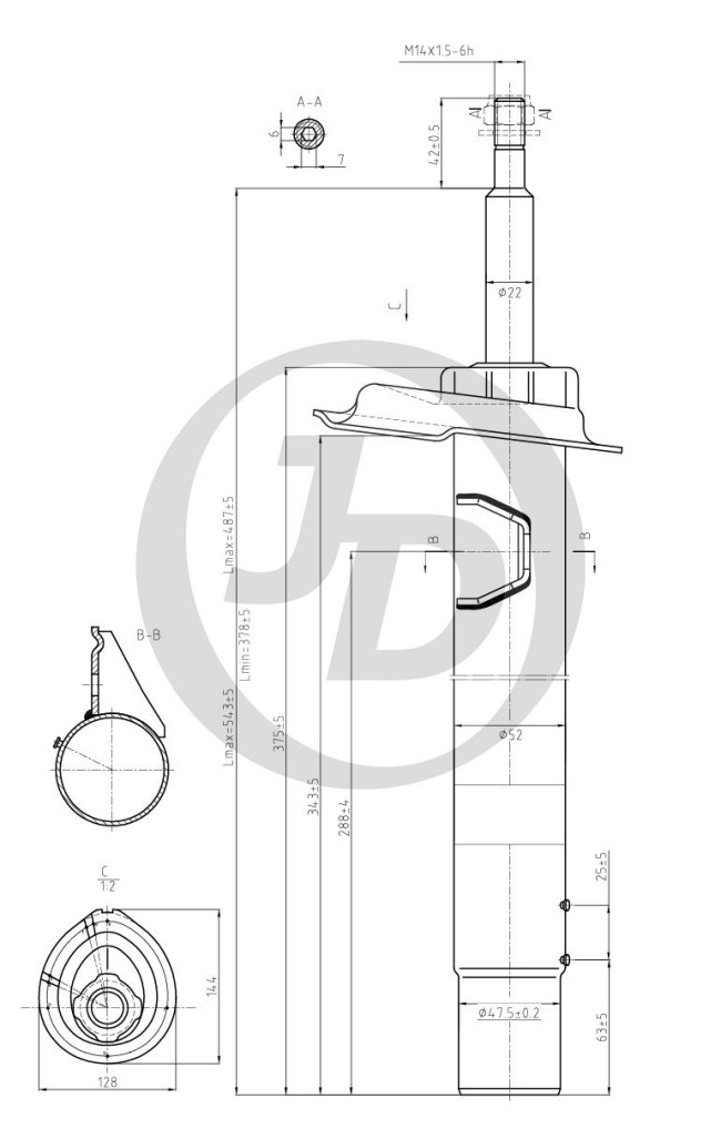 СТОЙКА ГАЗОМАСЛЯНАЯ JD JAS0583