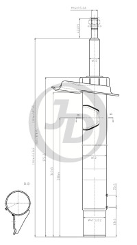 СТОЙКА ГАЗОМАСЛЯНАЯ JD JAS0584