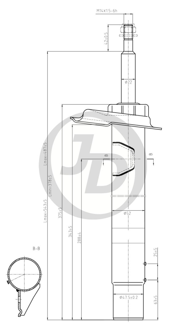 СТОЙКА ГАЗОМАСЛЯНАЯ JD JAS0584 СТОЙКА ГАЗОМАСЛЯНАЯ JD JAS0584