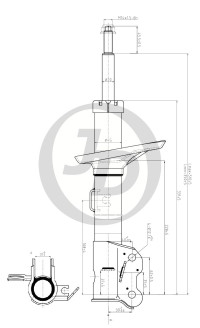 СТОЙКА ГАЗОМАСЛЯНАЯ JD JAS0588