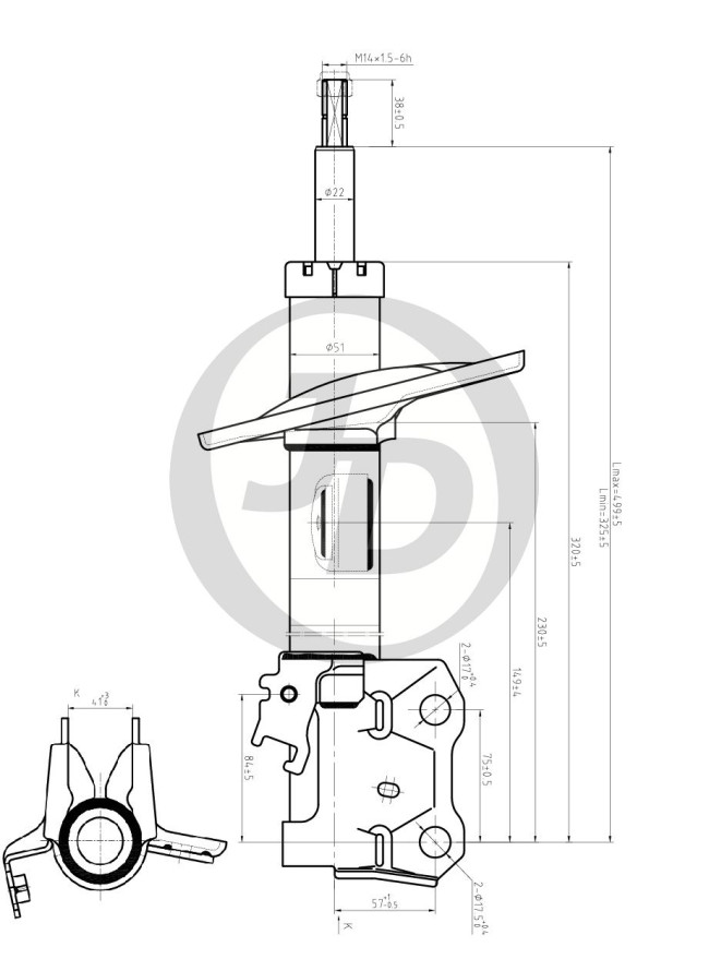 СТОЙКА ГАЗОМАСЛЯНАЯ JD JAS0610 СТОЙКА ГАЗОМАСЛЯНАЯ JD JAS0610