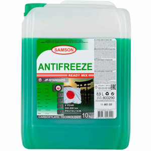 АНТИФРИЗ SAMSON 803290 JAPAN-Standard -37°C Зеленый 10 л.