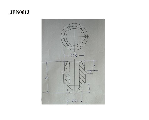 ГАЙКА КОЛЁСНАЯ JD JEN0013