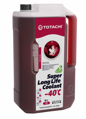 АНТИФРИЗ TOTACHI 41805 -40°C Красный 5 л.