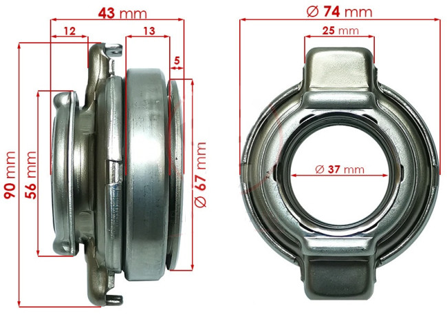 ПОДШИПНИК ВЫЖИМНОЙ NSK 58TKA3703B